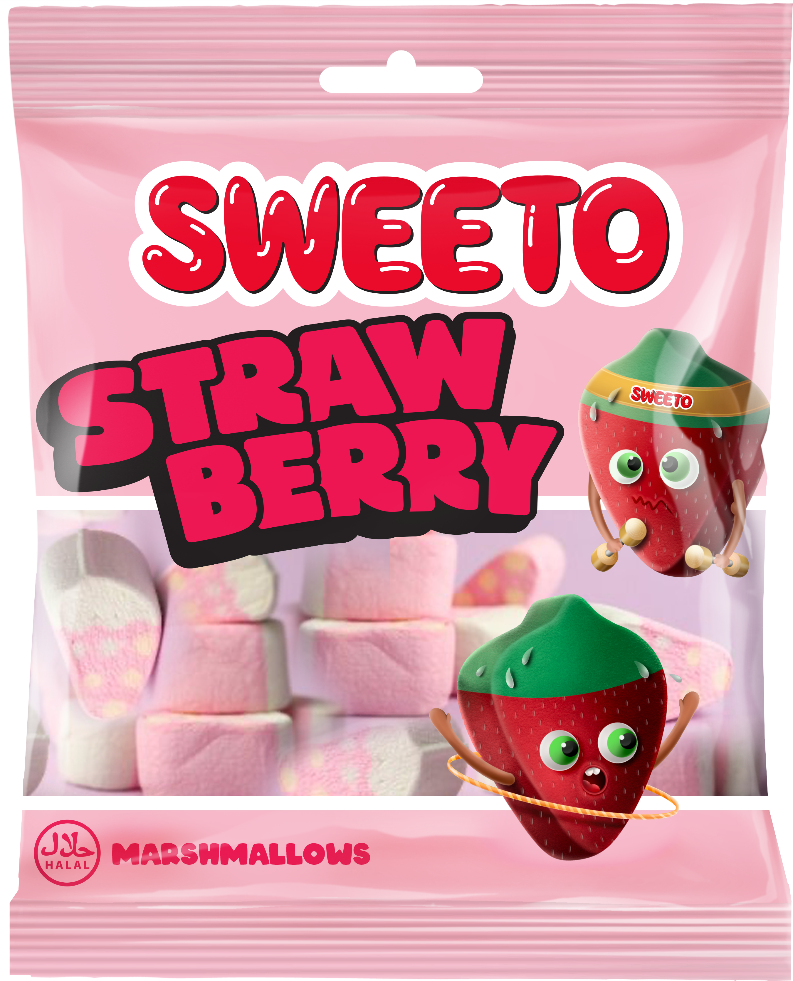 Sweeto Strawberry Marshmallows 