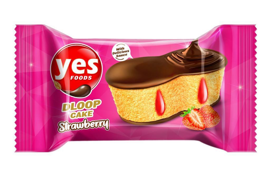 Dloop Cake Strawberry Flavored